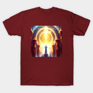 Mystic Light Radiates from Secret Temple T-Shirt
